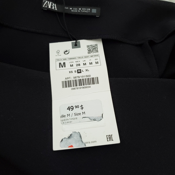 Zara Jewel fringed back skirt (M)( BNWT) - Picture 6 of 7